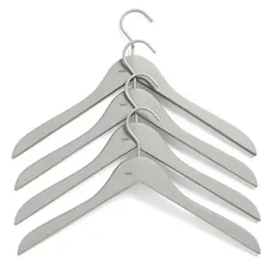 Hay - Bøjler til tøj - Slim - Grå - sæt med 4 styk